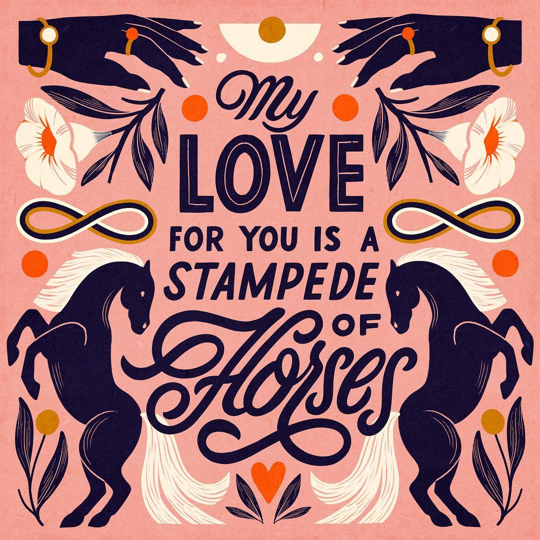 Hand lettering quotes by Carmi Grau