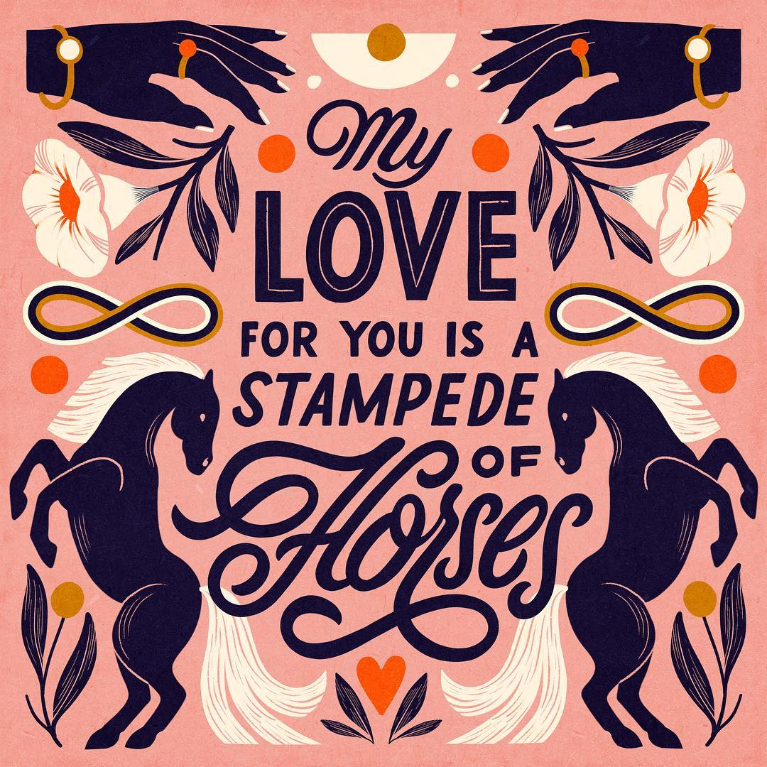 Hand lettering quotes by Carmi Grau