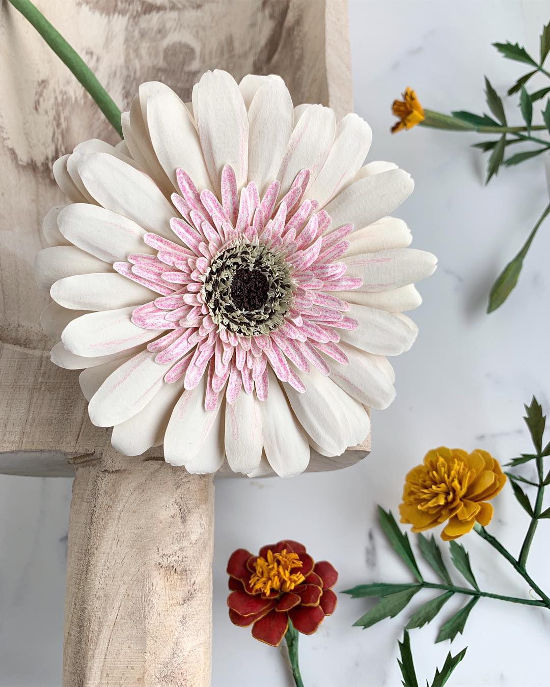 Paper flowers by Ann Wood, a paper flower artist