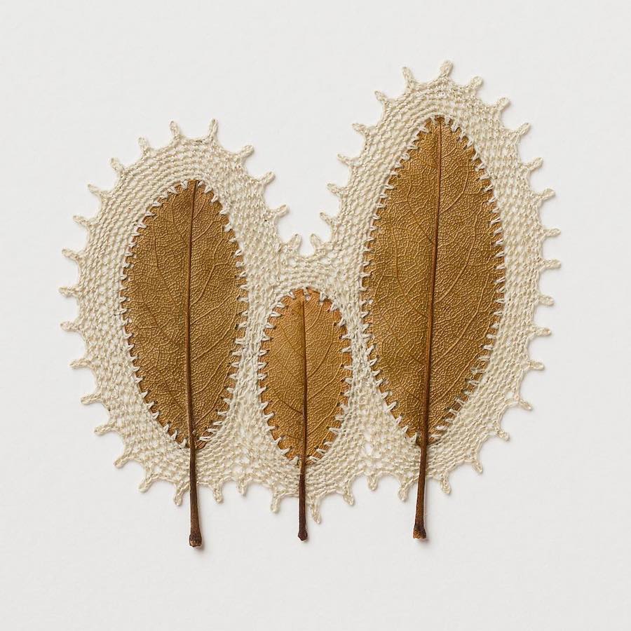 Leaf art by Susanna Bauer