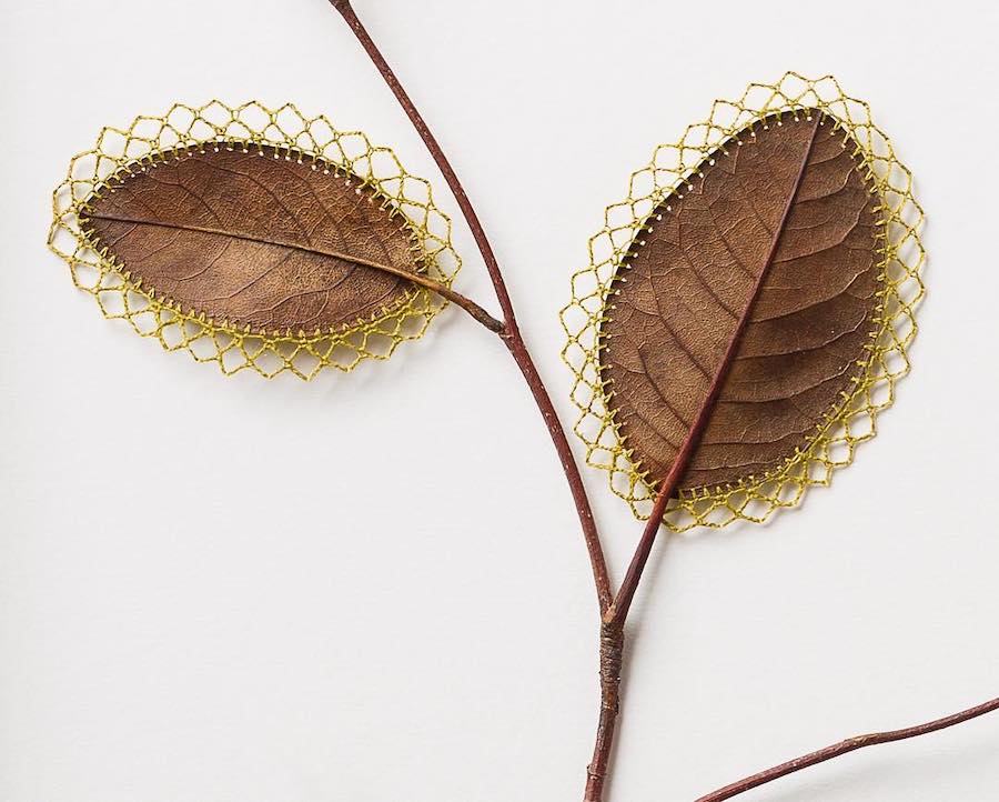 Leaf art by Susanna Bauer