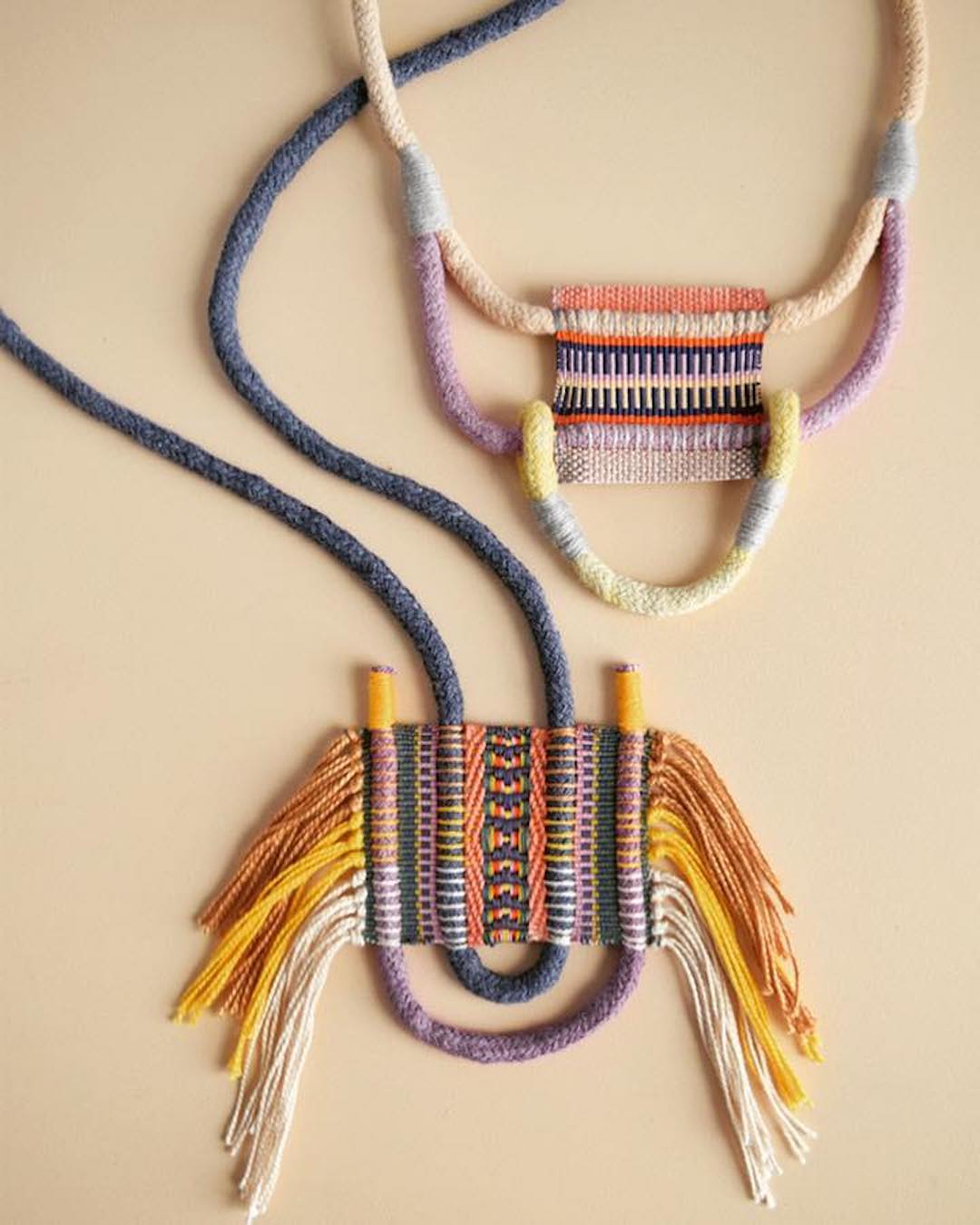 Handwoven jewelry by LESH