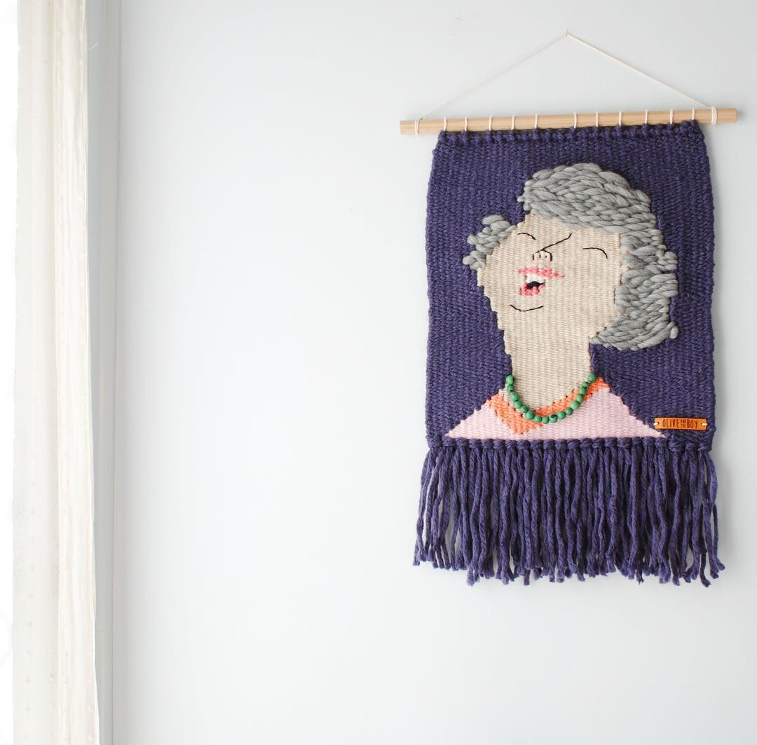 Weaving art by Olive And The Boy