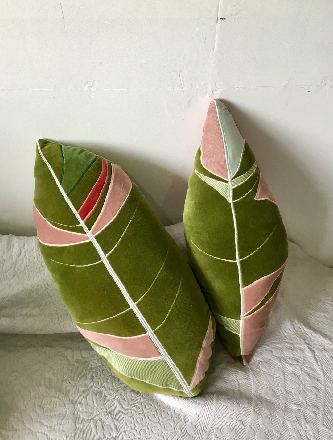 Novelty pillows shaped like plants