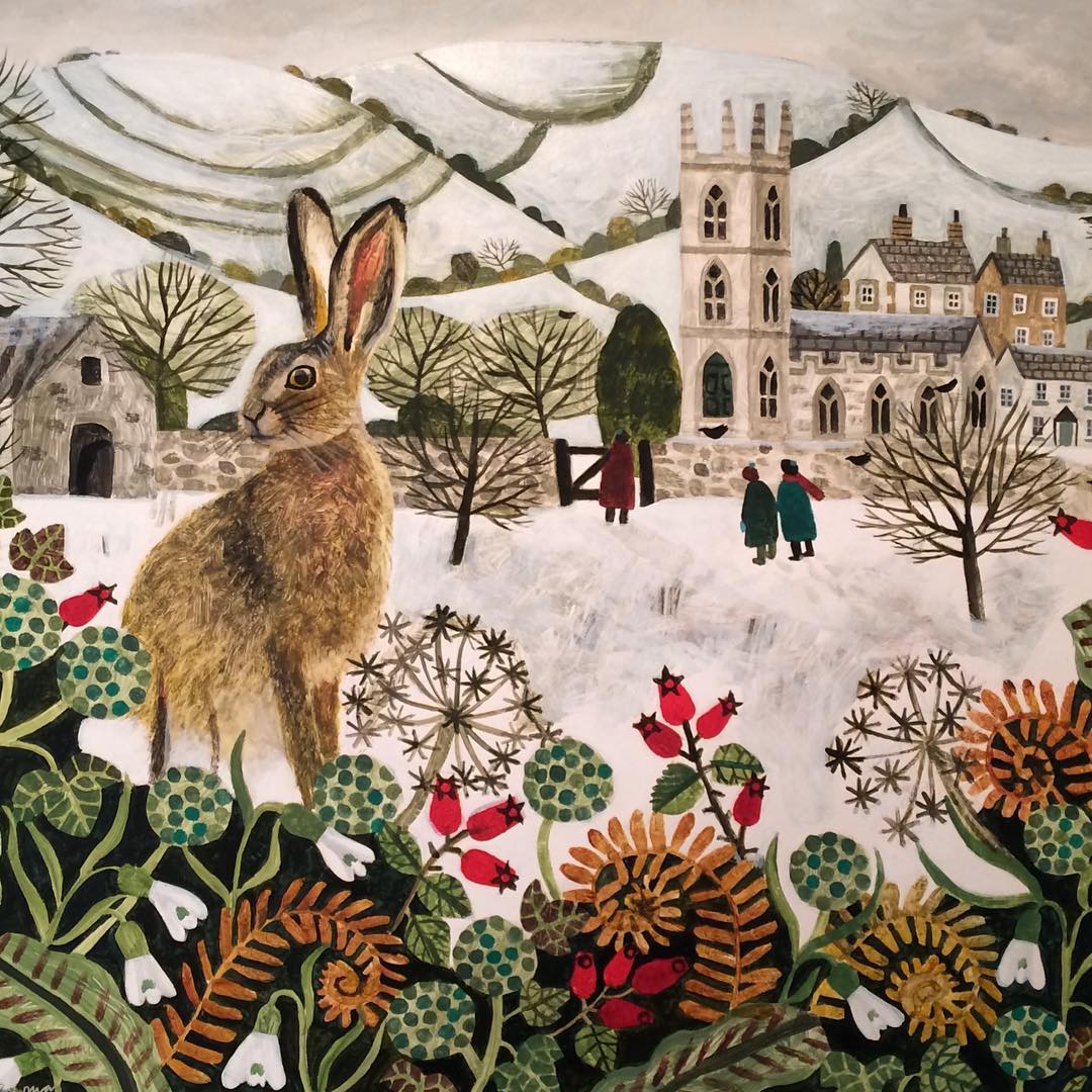 Winter art by Vanessa Bowman