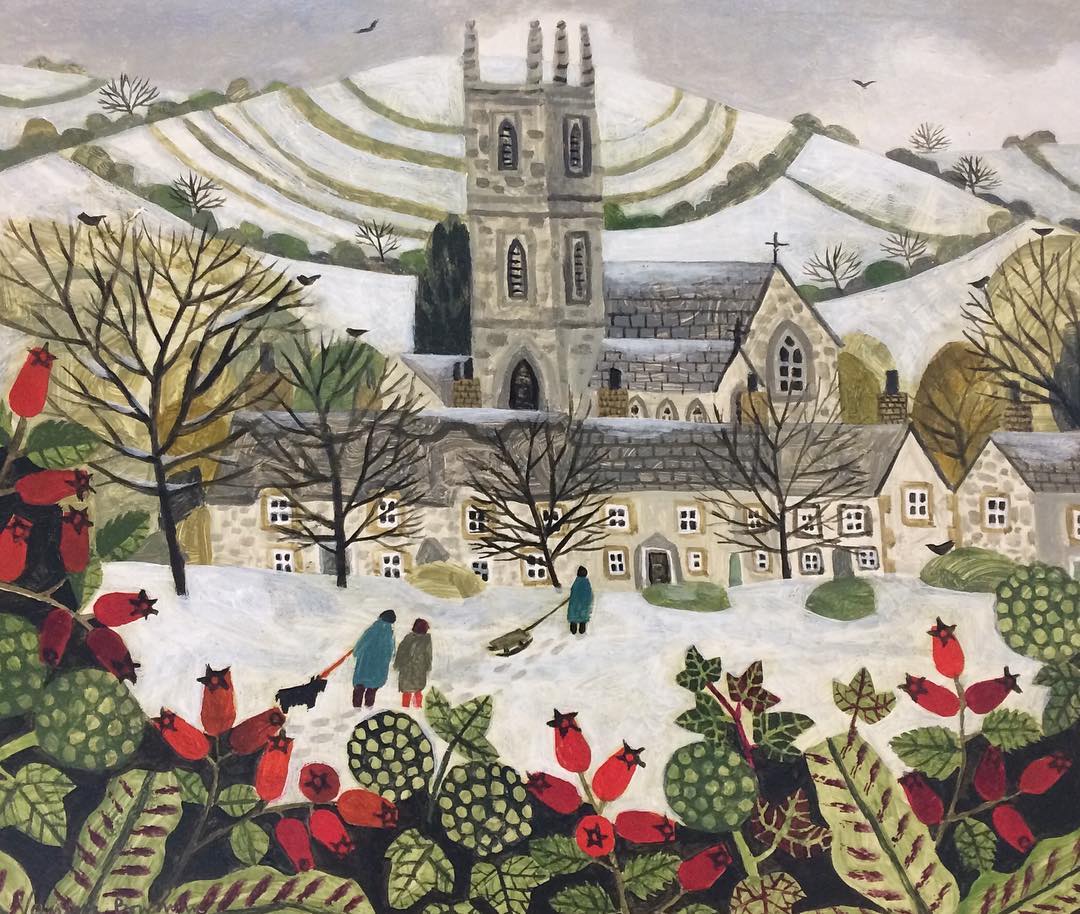 Winter art by Vanessa Bowman