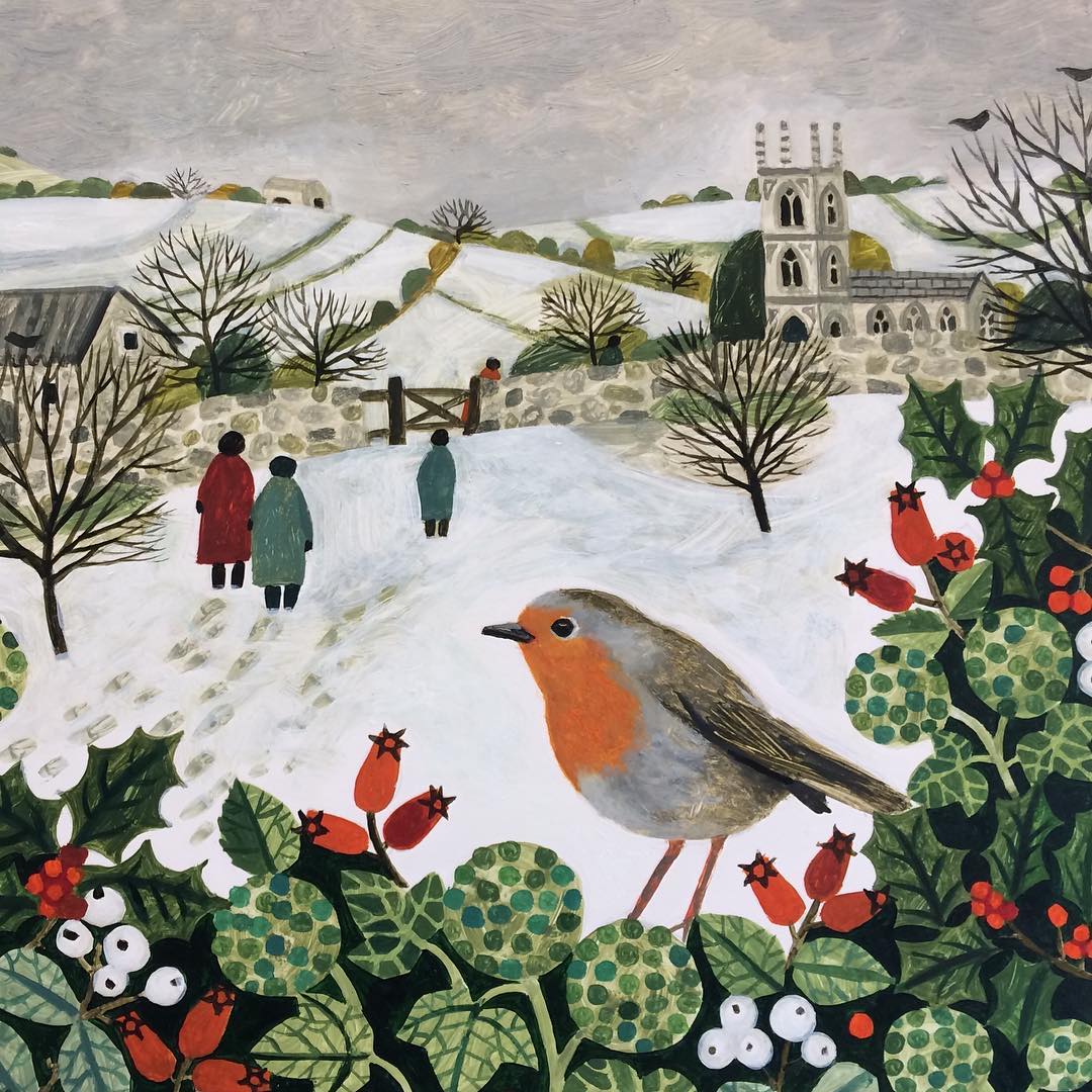 Winter art by Vanessa Bowman