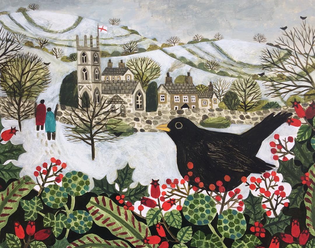 Winter art by Vanessa Bowman