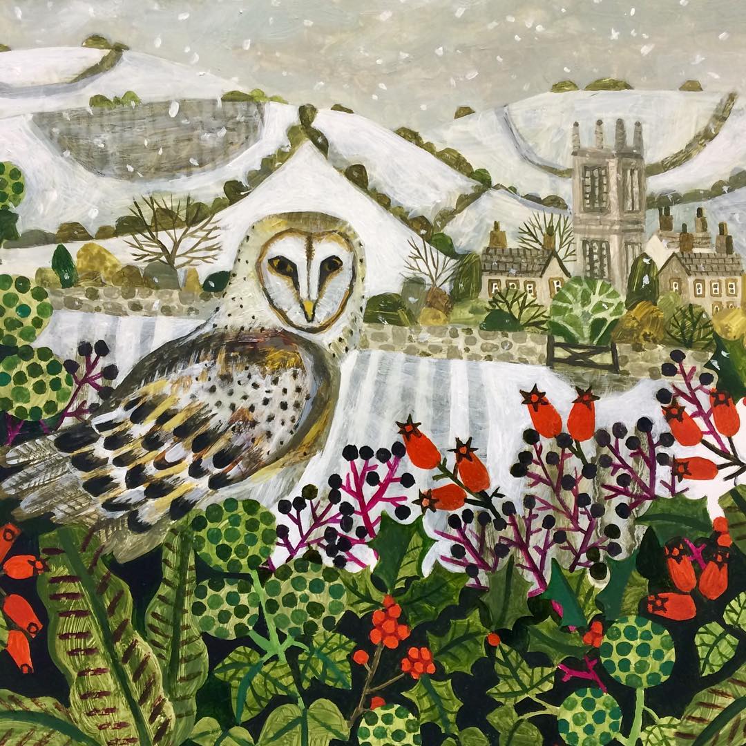 Winter art by Vanessa Bowman