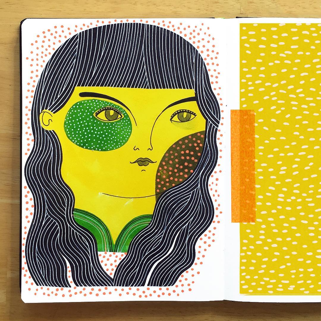 Sketchbook drawings by Anke Weckmann