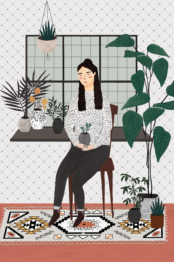 Interior illustration by Chloe Joyce