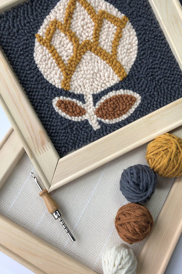 Punch needle embroidery kits for beginners
