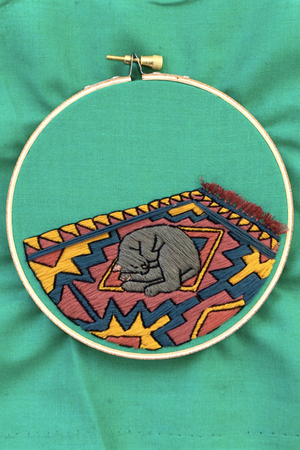 Hand embroidery pattern by Sarah K. Benning