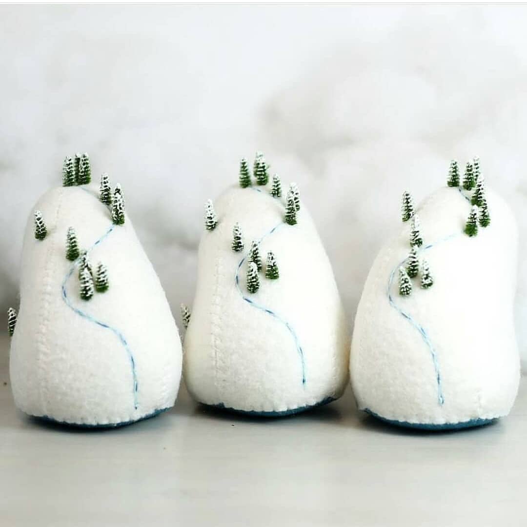 Felt Sculpture by Past Your Porchlight