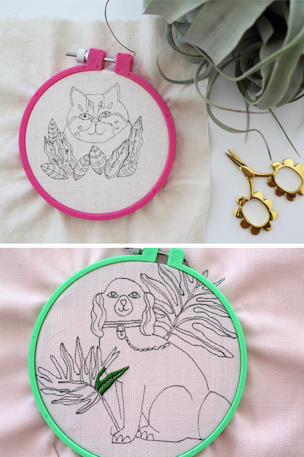 Hand embroidery by Sara Barnes
