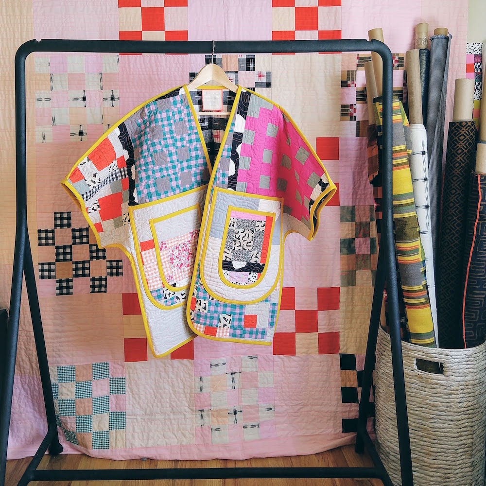 Quilt coat by Natalie Ebaugh