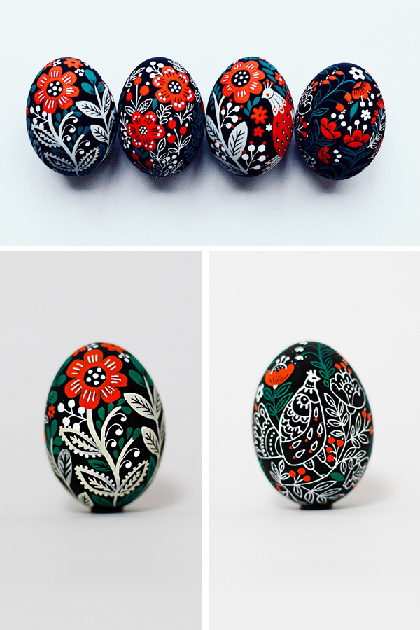 Painted Easter eggs by Dinara Mirtalipova