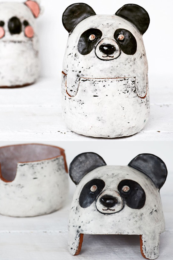 Animal ceramics by Susan Simonini