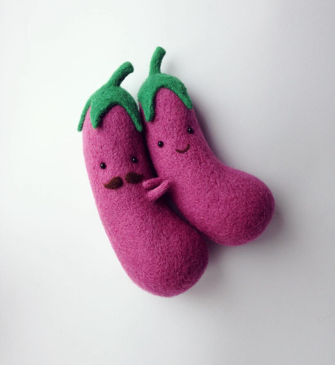 Needle felted foods by Manooni