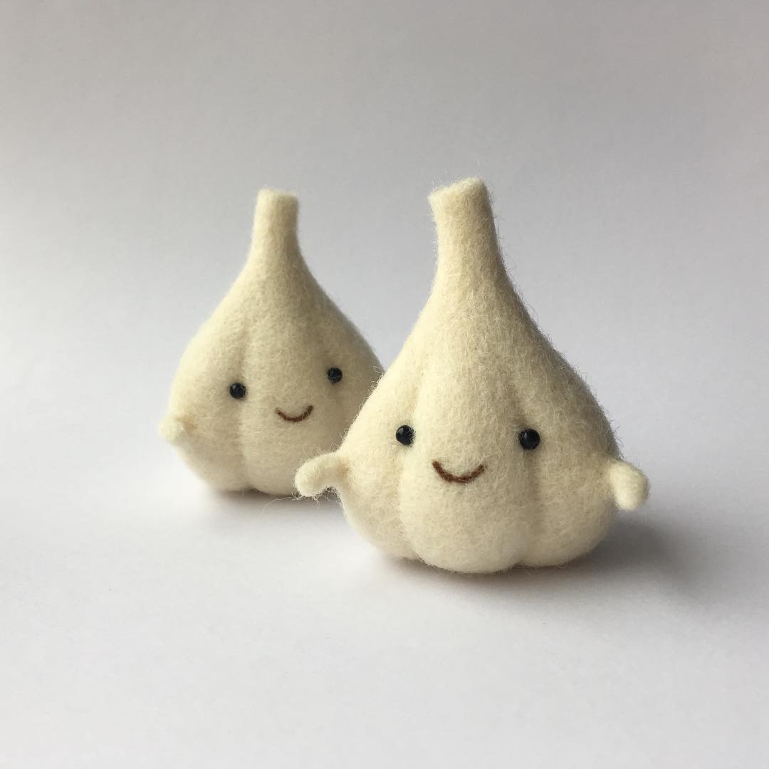 Needle felted foods by Manooni