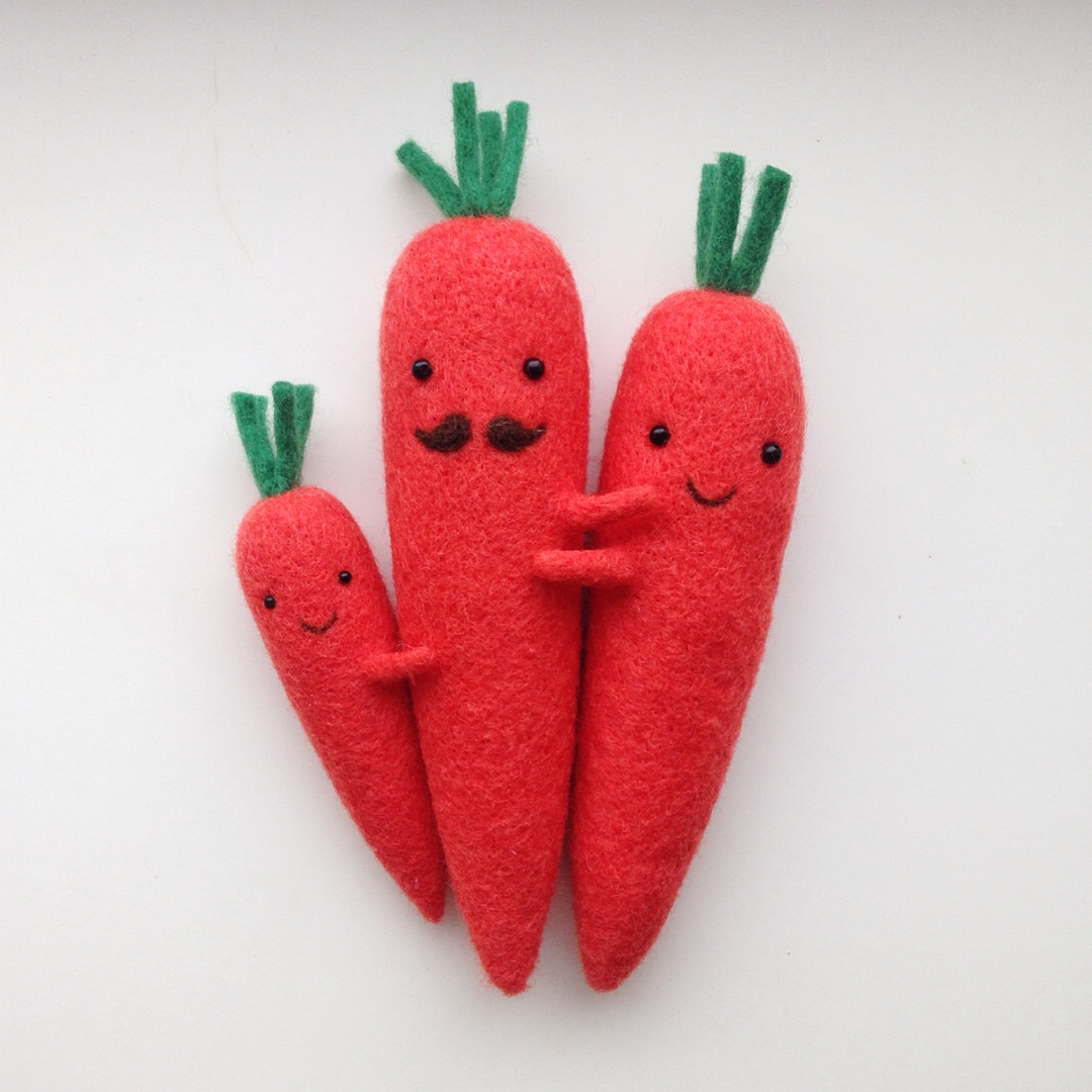 Needle felted foods by Manooni