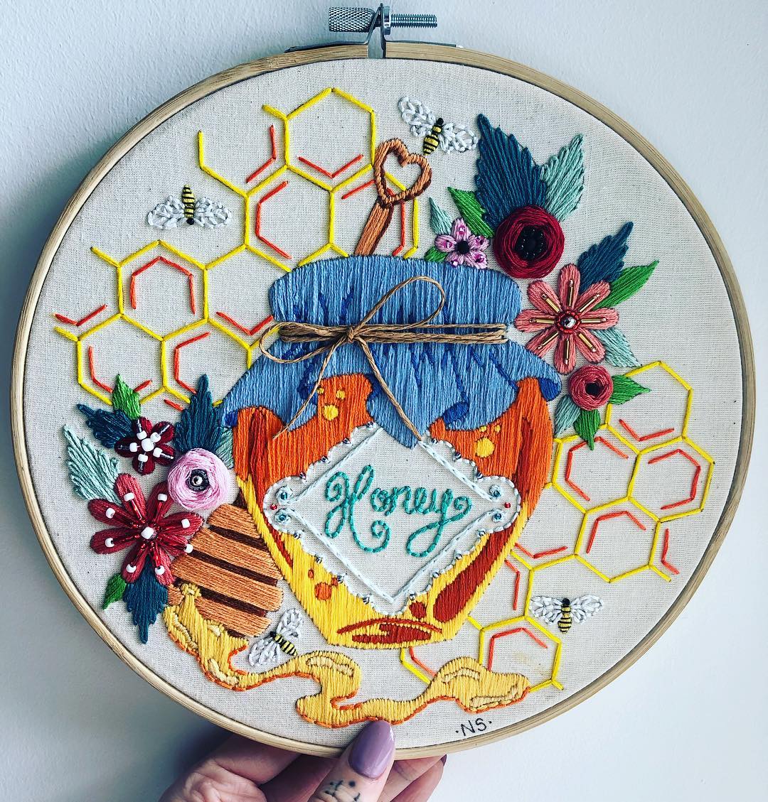 Embroidery by Natalie Sedgewick