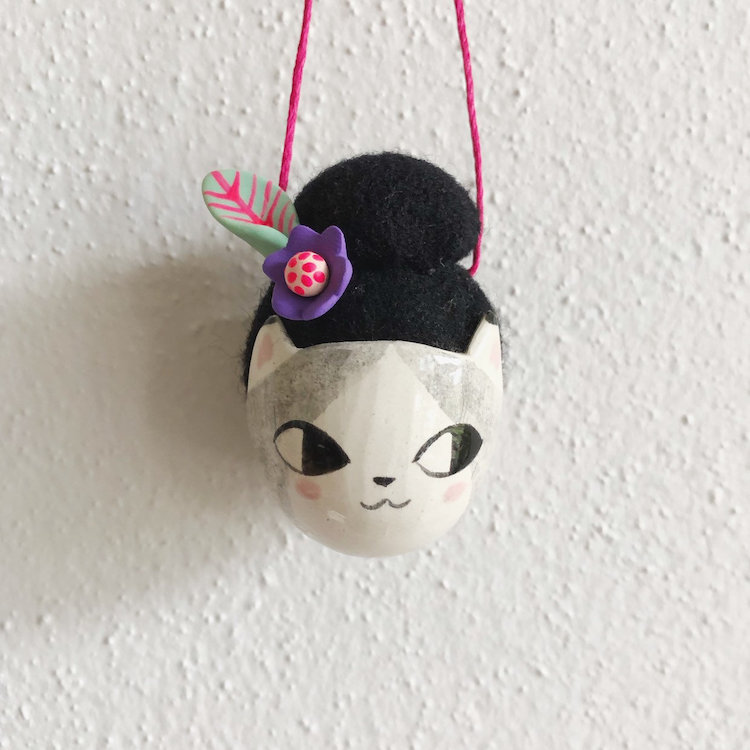 Pincushion necklaces by Erin Paisley