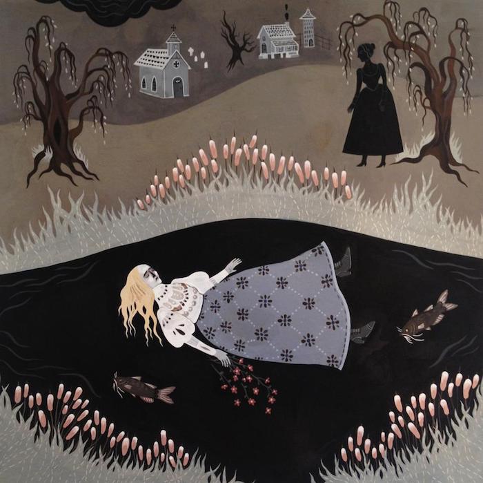 Murder ballad illustration by Katy Horan