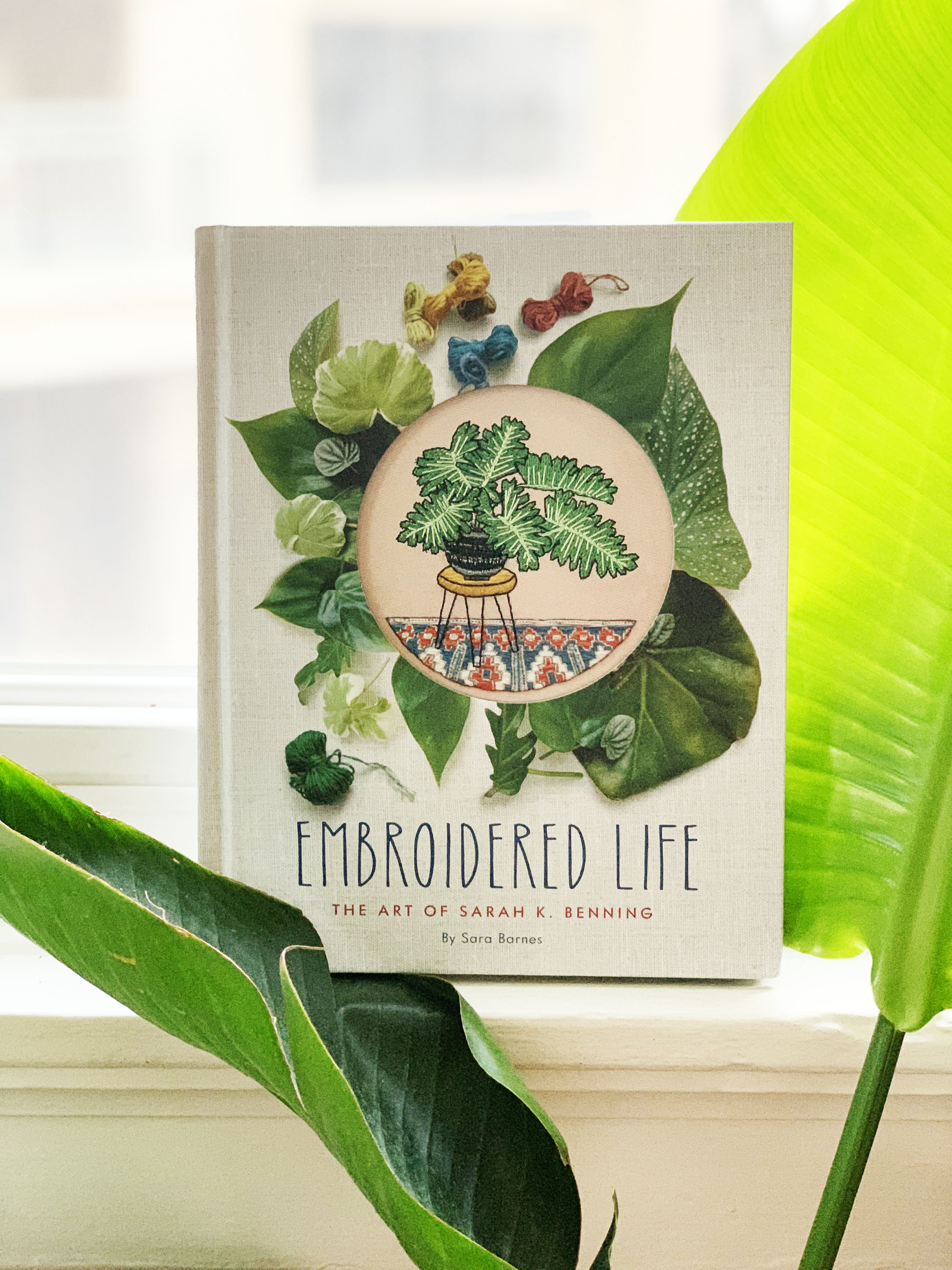 Embroidered Life book about the art of Sarah K. Benning