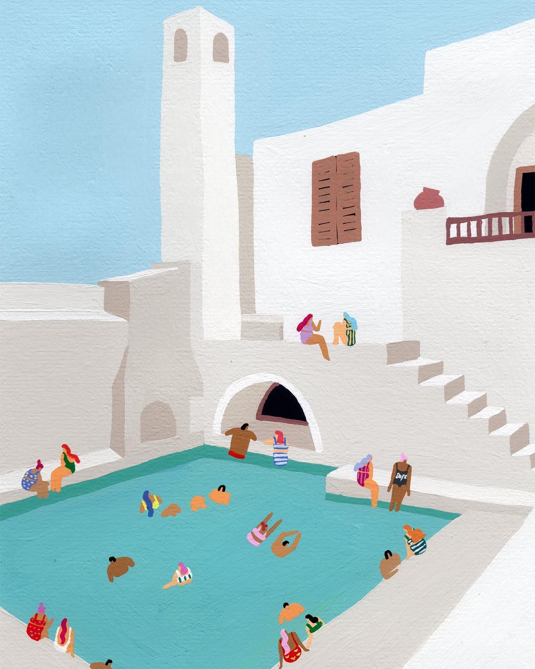 Travel paintings by Helo Birdie