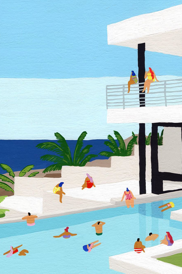 Travel paintings by Helo Birdie