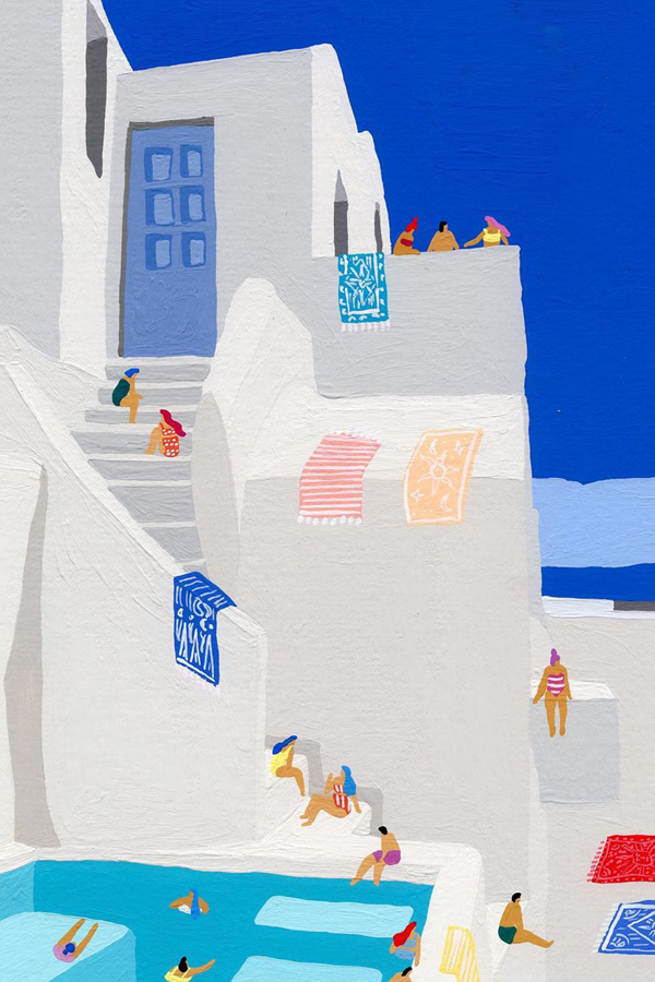 Travel paintings by Helo Birdie