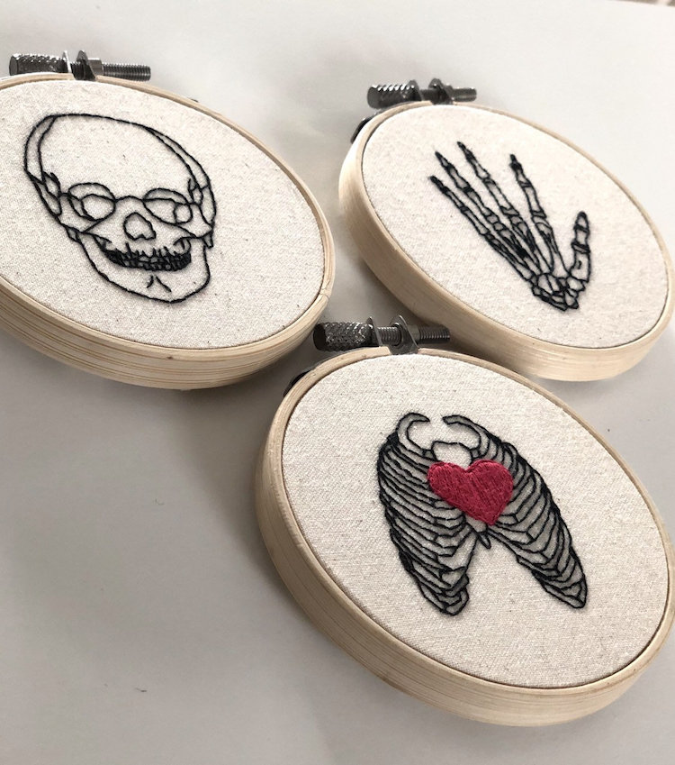 Halloween embroidery