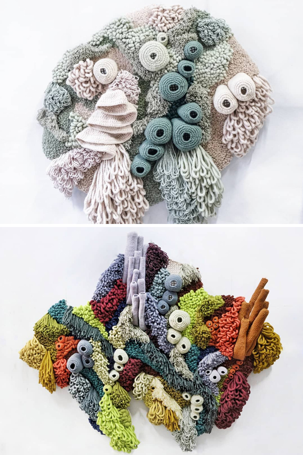 Textile art by Vanessa Barragão