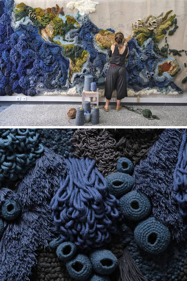 Textile art by Vanessa Barragão