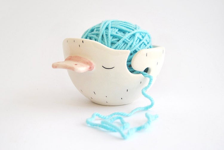 Knitting bowl