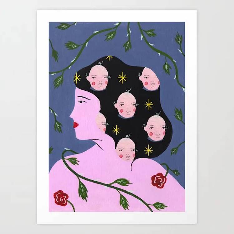 Les Petits Orteils art print by Estee Preda