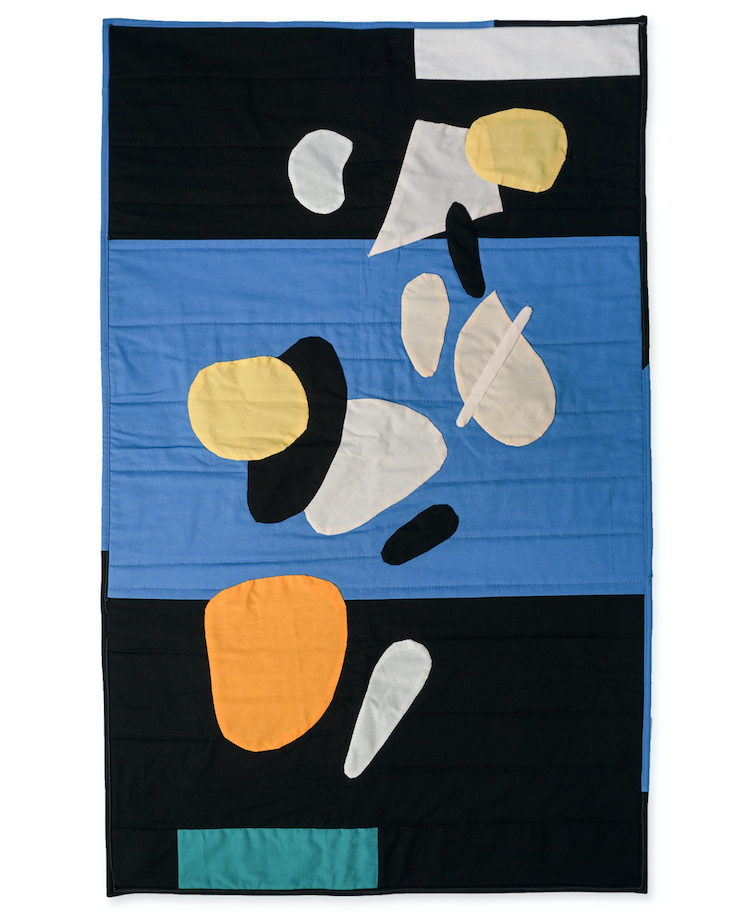 Abstract quilt by Lorena Marañon