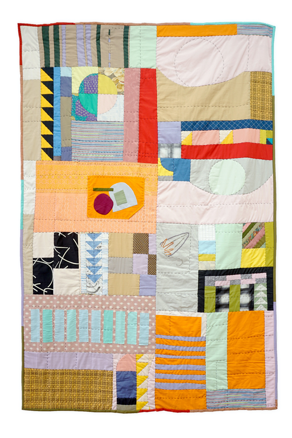 Abstract quilt by Lorena Marañon