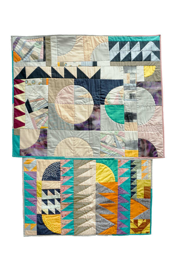 Contemporary quilt by Lorena Marañon