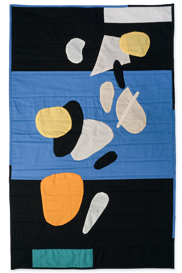 Contemporary quilt by Lorena Marañon