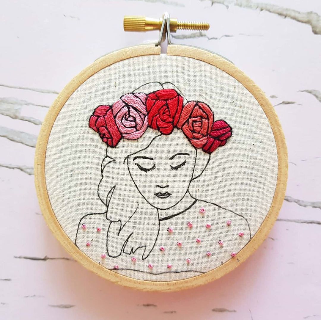 Contemporary hoop art