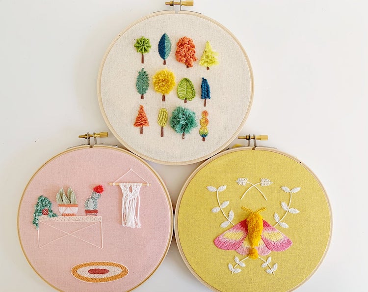 Contemporary Embroidery Pattern to Download