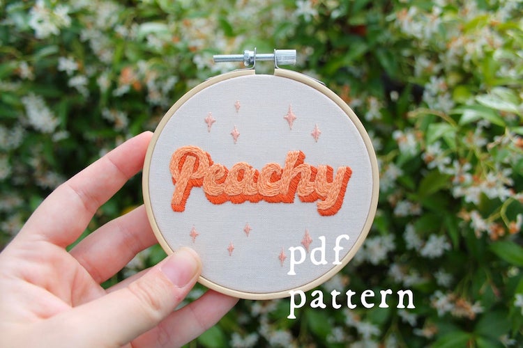 Contemporary Embroidery Pattern to Download