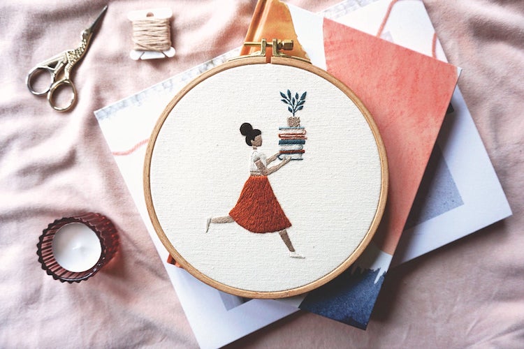 Contemporary Embroidery Pattern to Download