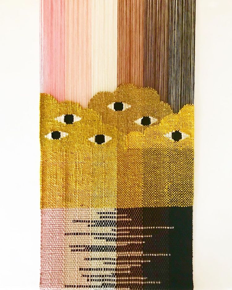 Contemporary weaving by Natalie Novak