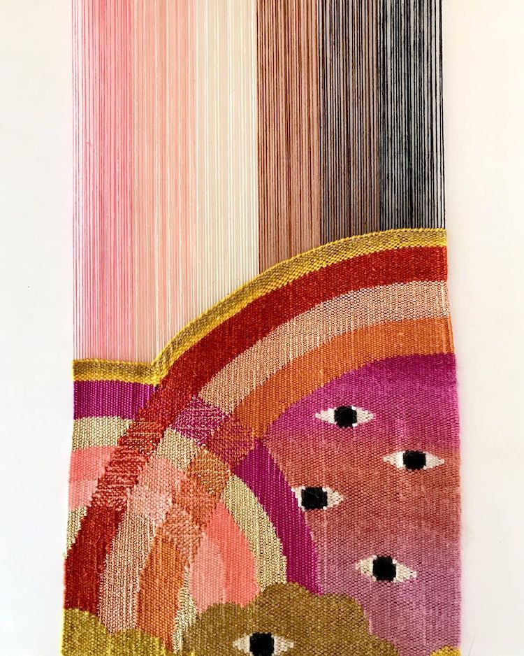 Contemporary weaving by Natalie Novak