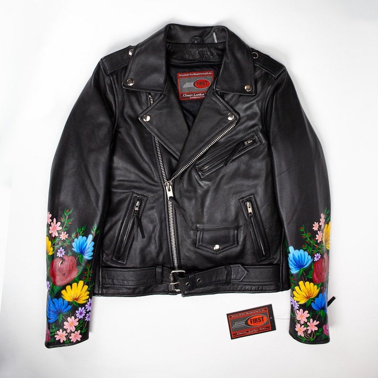 Painted Leather Jacket