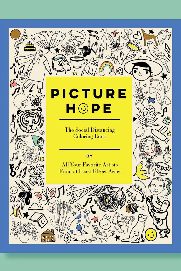 Picture Hope, an adult coloring book
