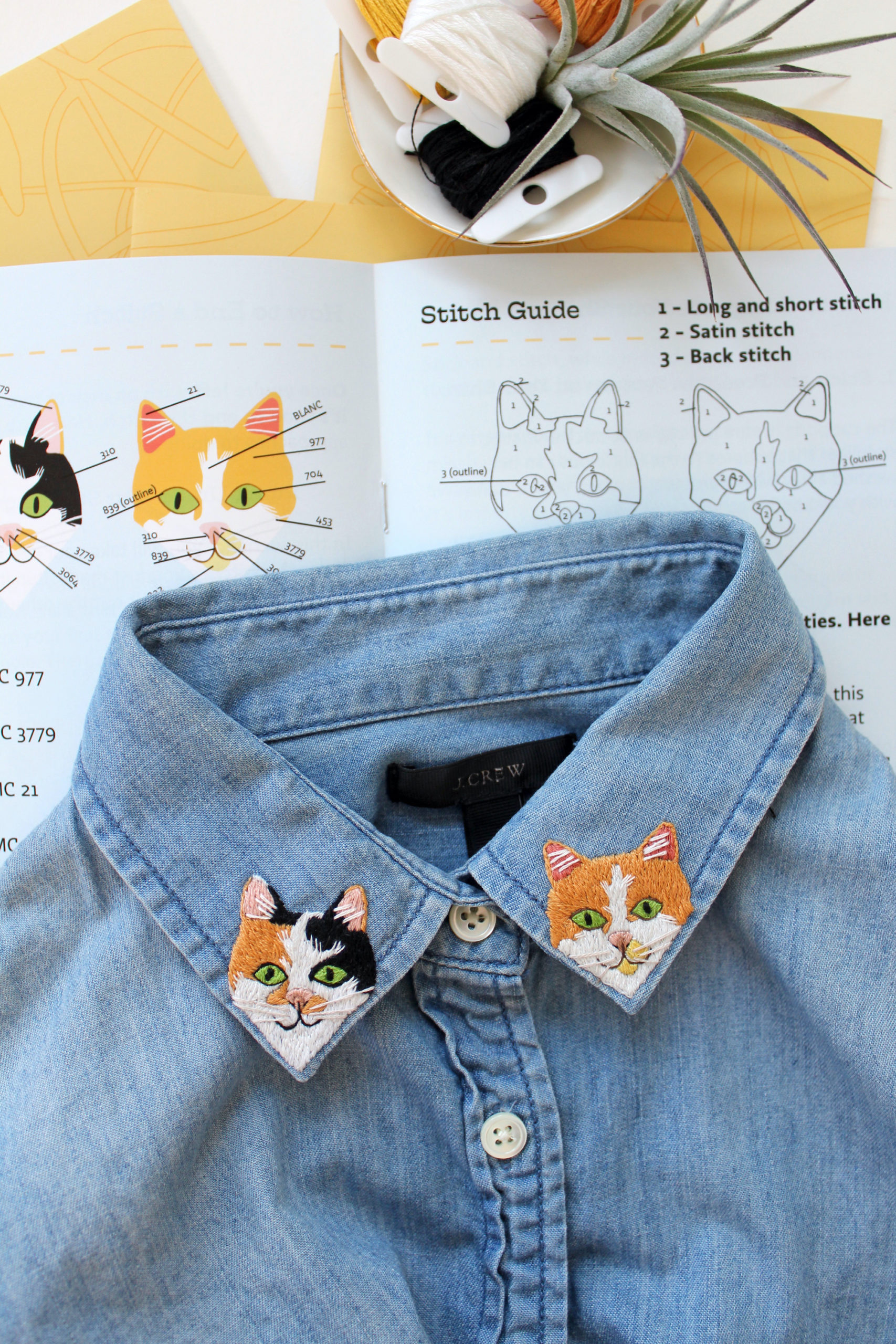 DIY hand embroidery kit 